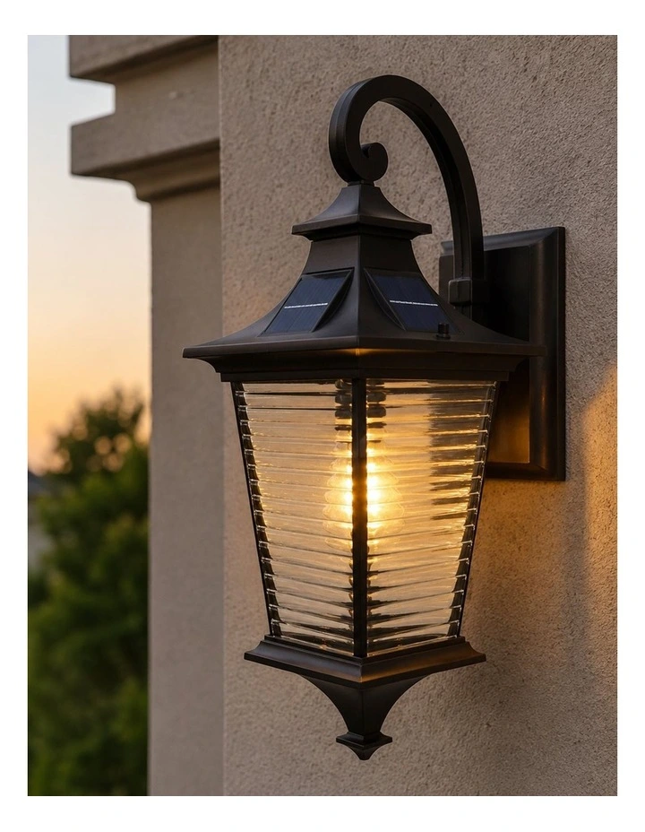 Elowen Down Solar Dimmable Outdoor Wall Light image 4