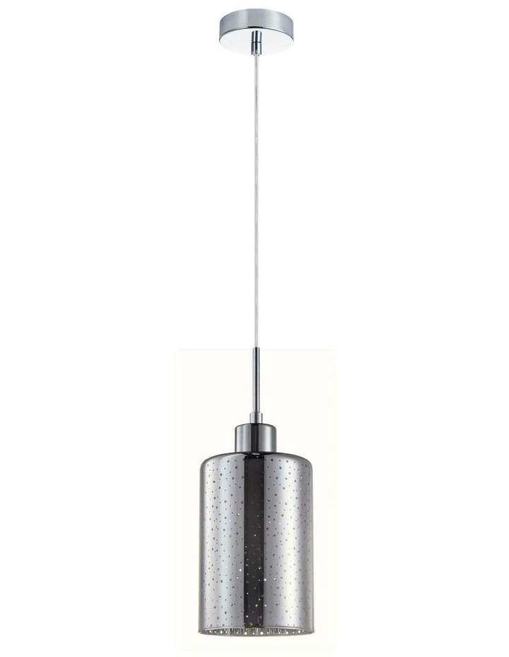 Espejo Interior Iron & Chrome Oblong Glass with Dotted Effect Pendant Lights image 1