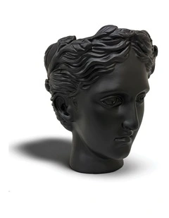 Urban Attitude Venus Head Planter - Matte Black