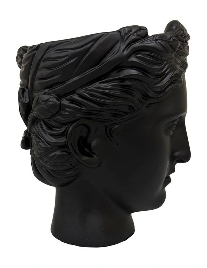 Urban Attitude Venus Head Planter - Matte Black image 4