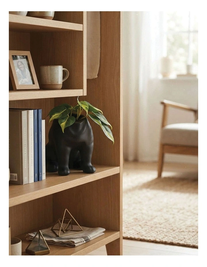 Urban Attitude Maggie Bulldog Planter - Matte Black image 6