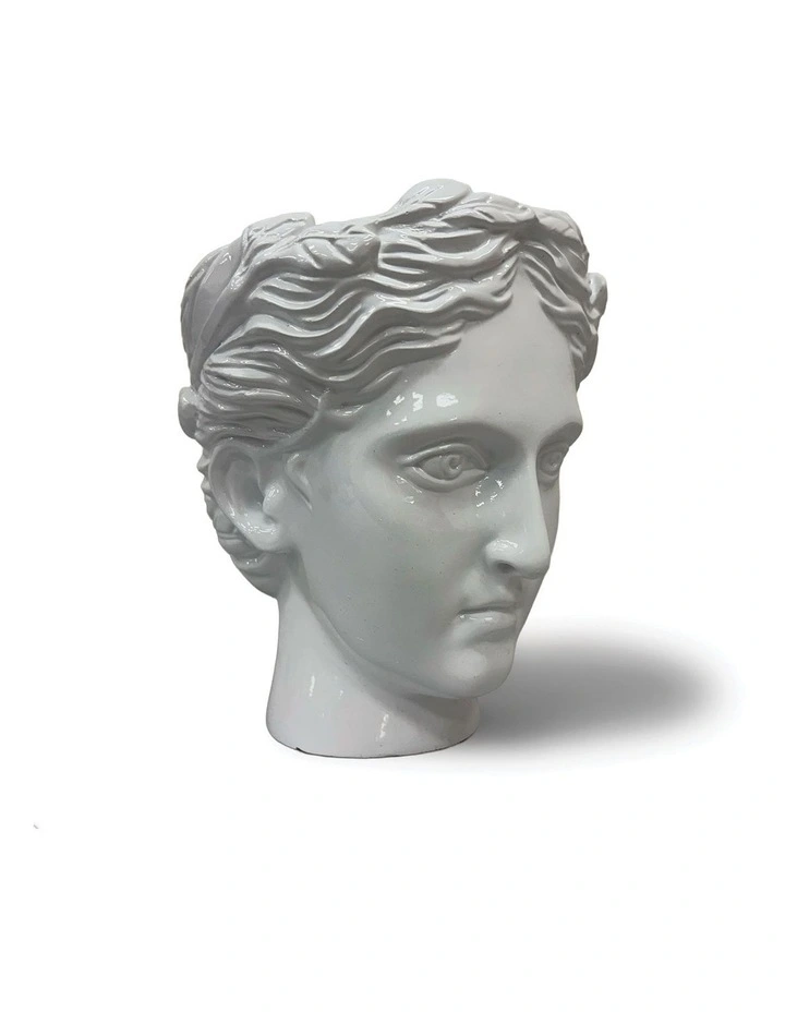 Urban Attitude Venus Head Planter - Matte White image 1