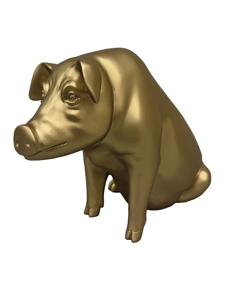 Urban Attitude Piggy Money Box - Matte Gold image 2