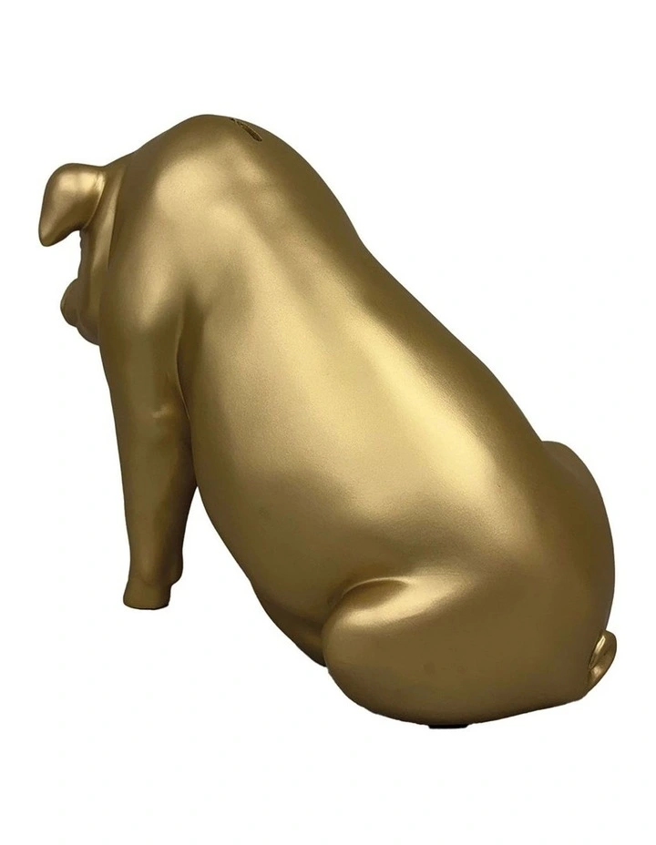 Urban Attitude Piggy Money Box - Matte Gold image 3