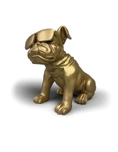 Urban Attitude Bulldog Statue - Matte Gold