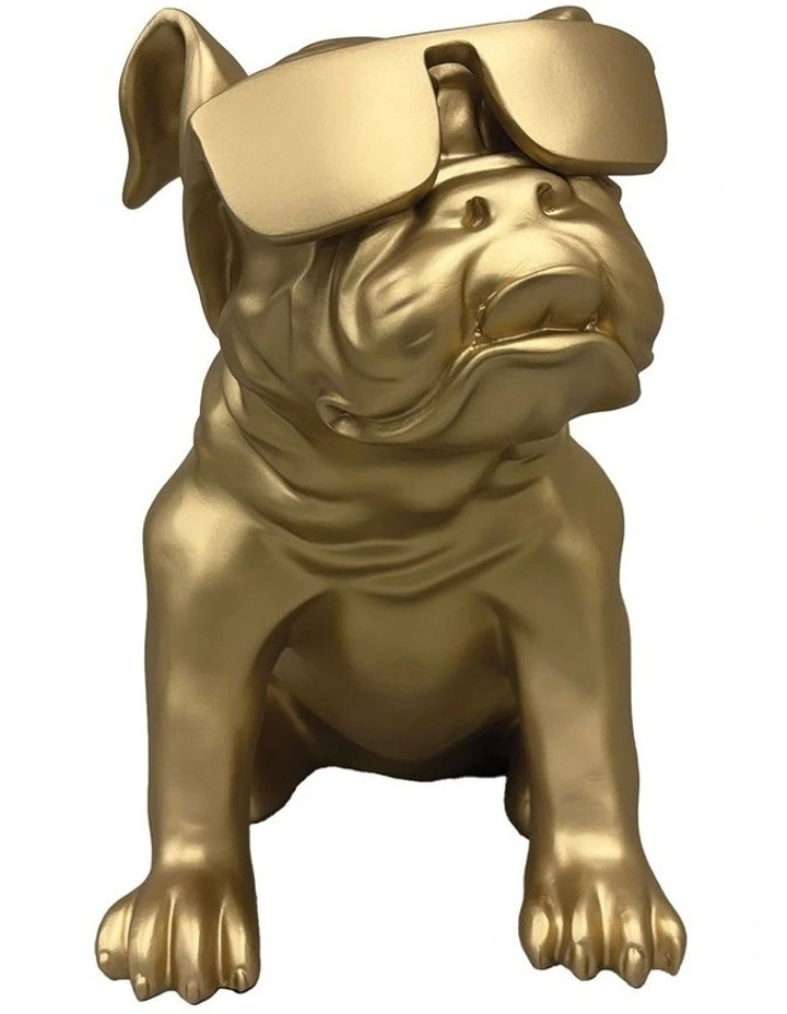 Urban Attitude Bulldog Statue - Matte Gold image 4