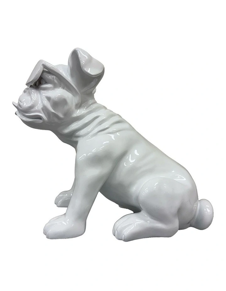 Urban Attitude Bulldog Statue - Gloss White image 5