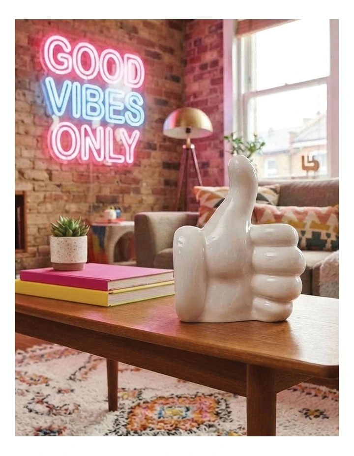 Urban Attitude Thumbs Up Statue - Glossy White image 5