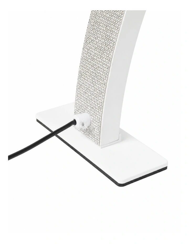 Emitto Nail Light Half Moon Desk Lamp Dimmable Salon Lash Phone Clip White image 5