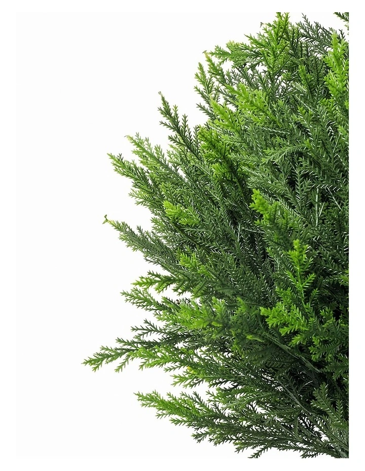 Lambu Artificial Cedar Topiary Balls Set of 2 Ground Spike Patio Garden Green image 4