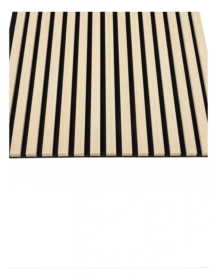 Levede Acoustic Wall Panels 4pc NRC>0.7 120 x 60cm for Interior Wall Decor Oak image 3