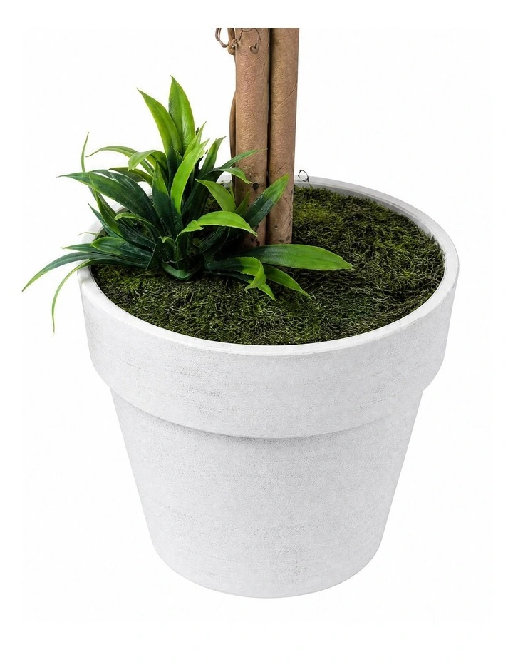Lambu Artificial Plants Faux Lavender Topiary Set of 2 for Front Door Green image 5