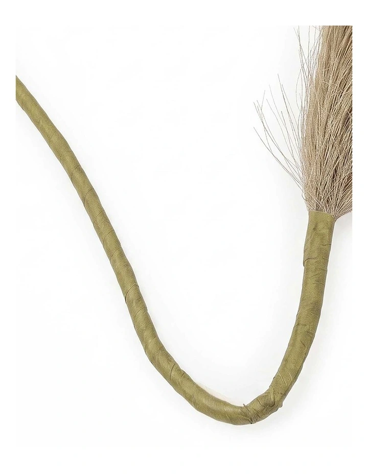 Santaco Pampas Grass Artificial 3Pcs 116cm Fluffy Faux Silk for Vase Brown image 4