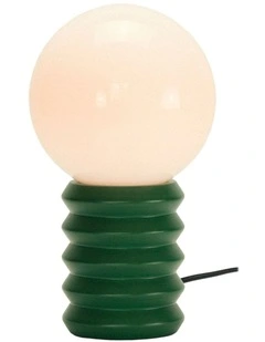 Ribbon Lamp in Forest Green