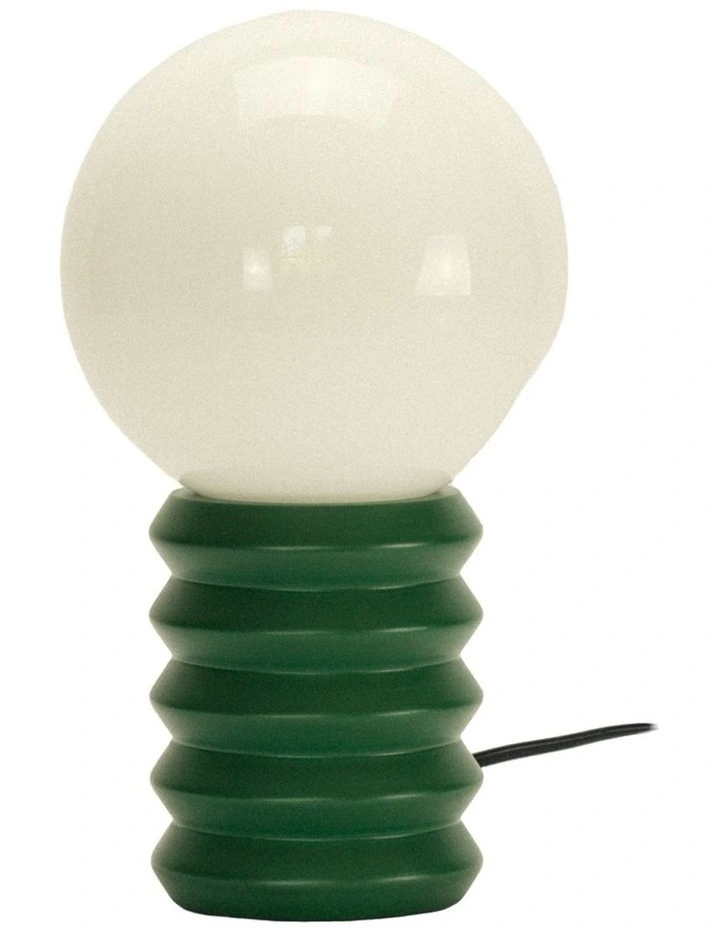 Ribbon Lamp in Forest Green image 2