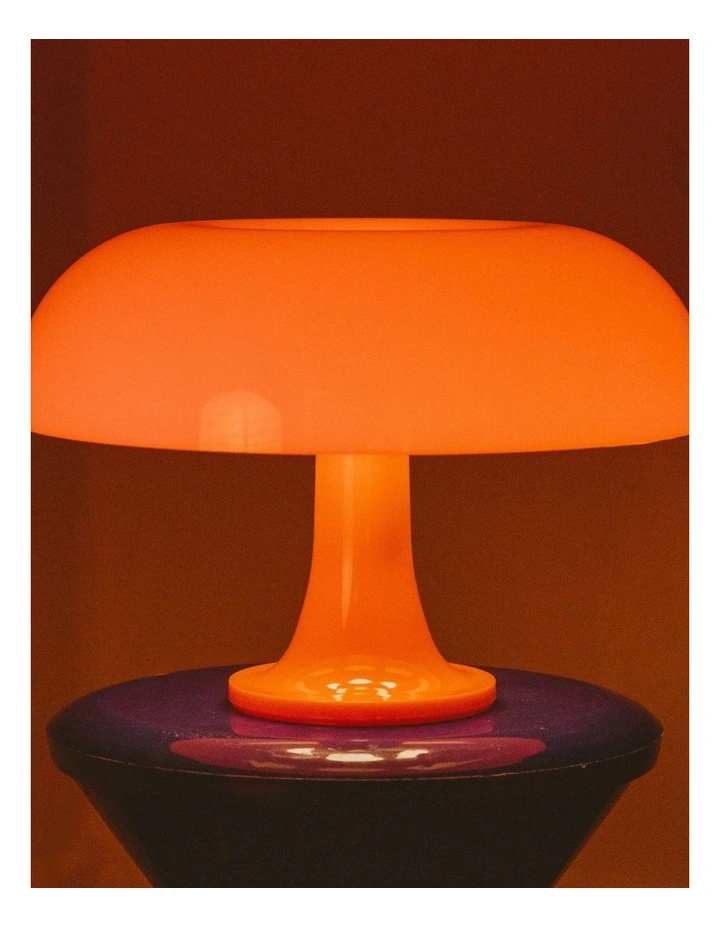 Puffball Lamp in Blood Orange image 3