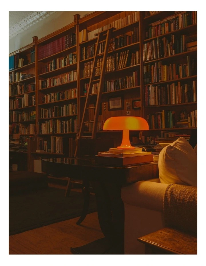 Puffball Lamp in Blood Orange image 5