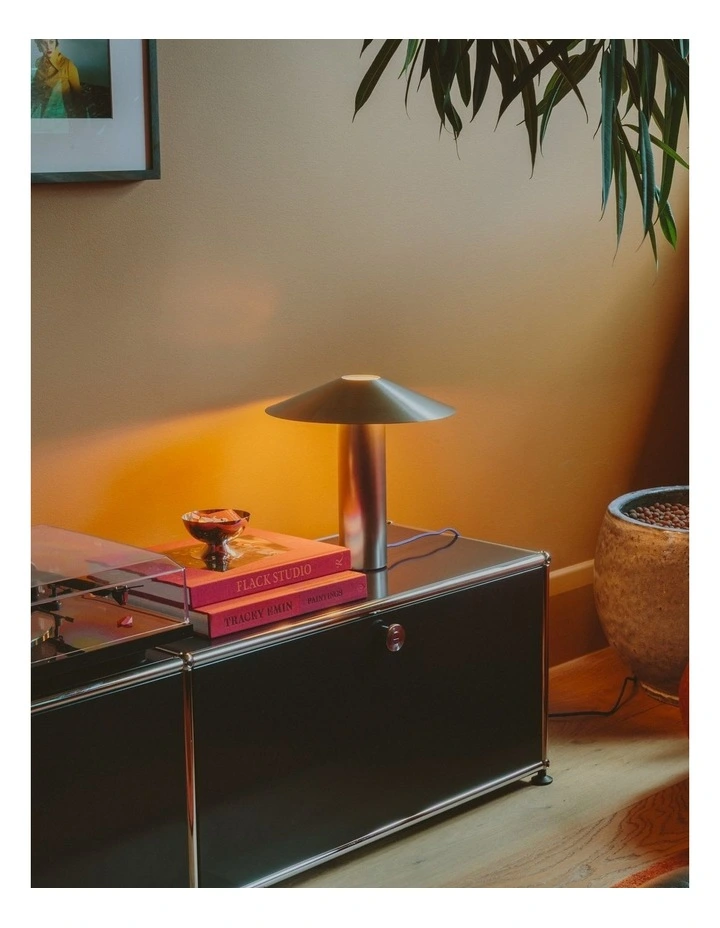 Hoist Lamp in Brushed Metal image 4