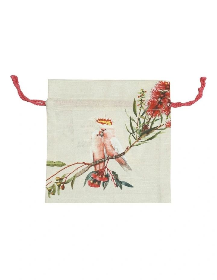 Australian Flora & Fauna Gift Bag Set 38x40cm, 28x30cm & 20x20cm Beige Multi image 2