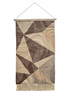Solana Wall Tapestry 62x100x1cm Brown Multi