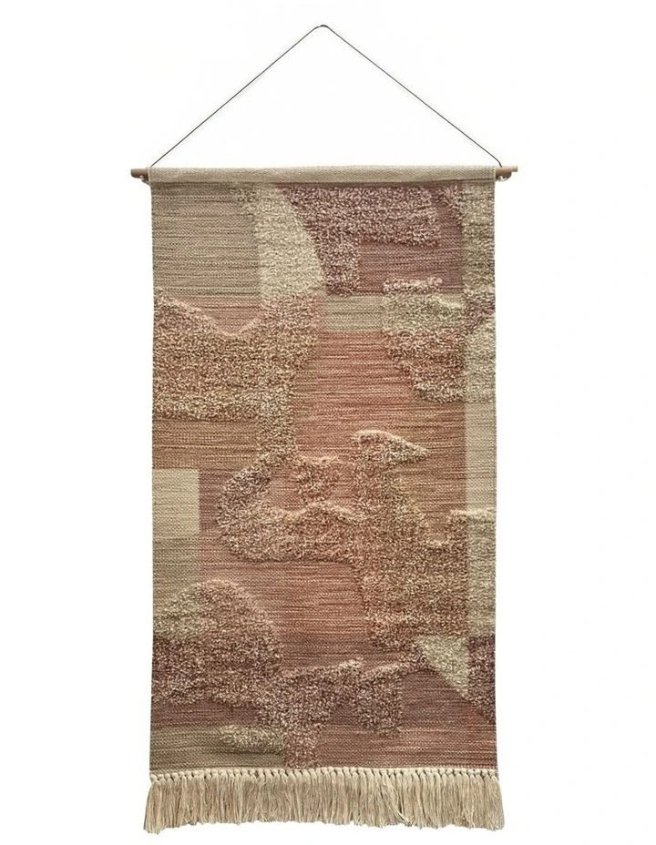 Solana Wall Tapestry 62x100x1cm Pink Multi image 1