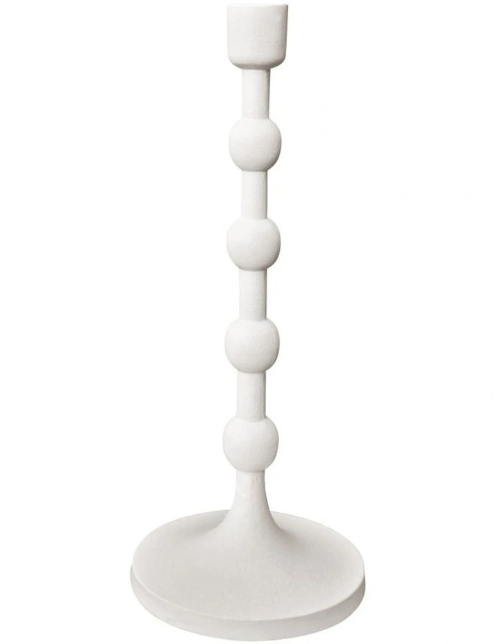 Kemma Candle Holder Large 13x13x32cm White image 1