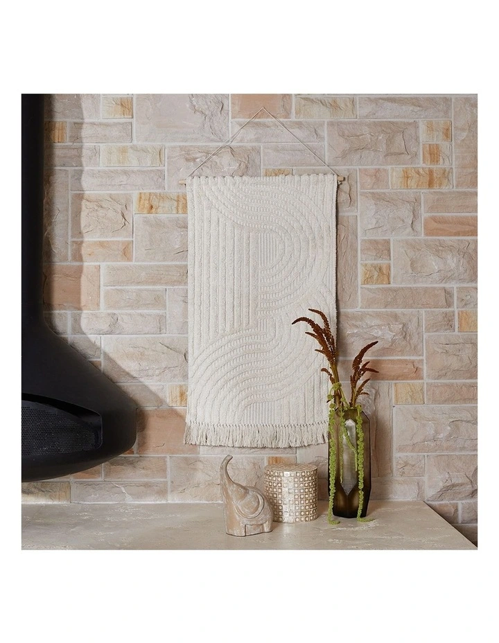 Nola Wall Tapestry 60x100x1cm Cream image 6