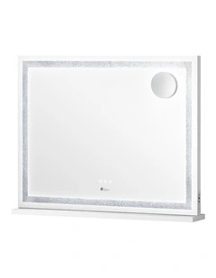Oikiture 80x62cm LED Makeup Mirror Hollywood Vanity Touch Control