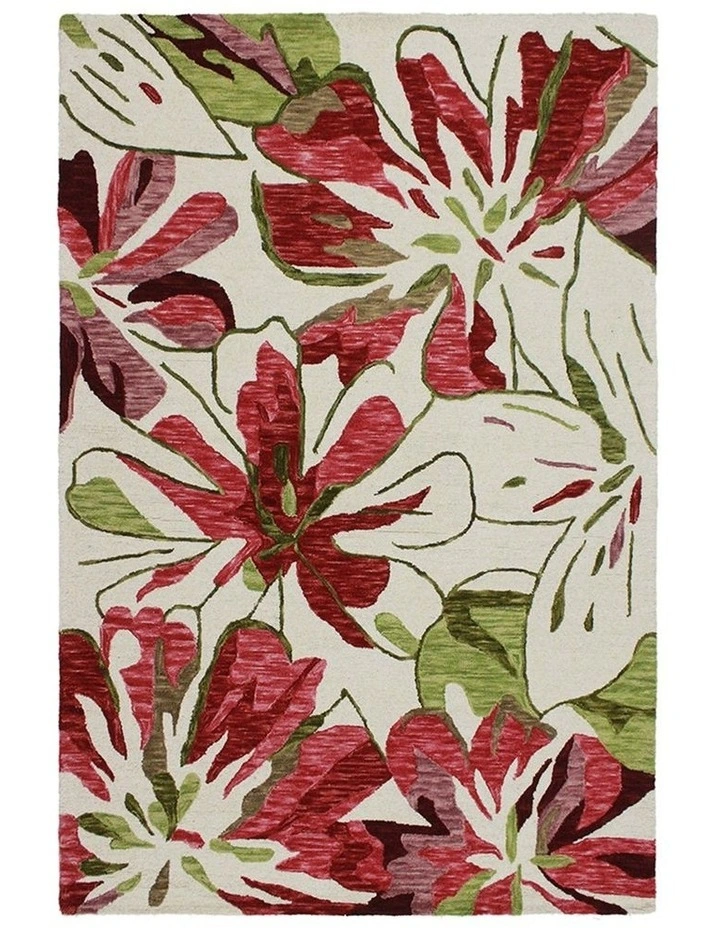 Agnes Rug 180x260cm Burgundy Multi image 1