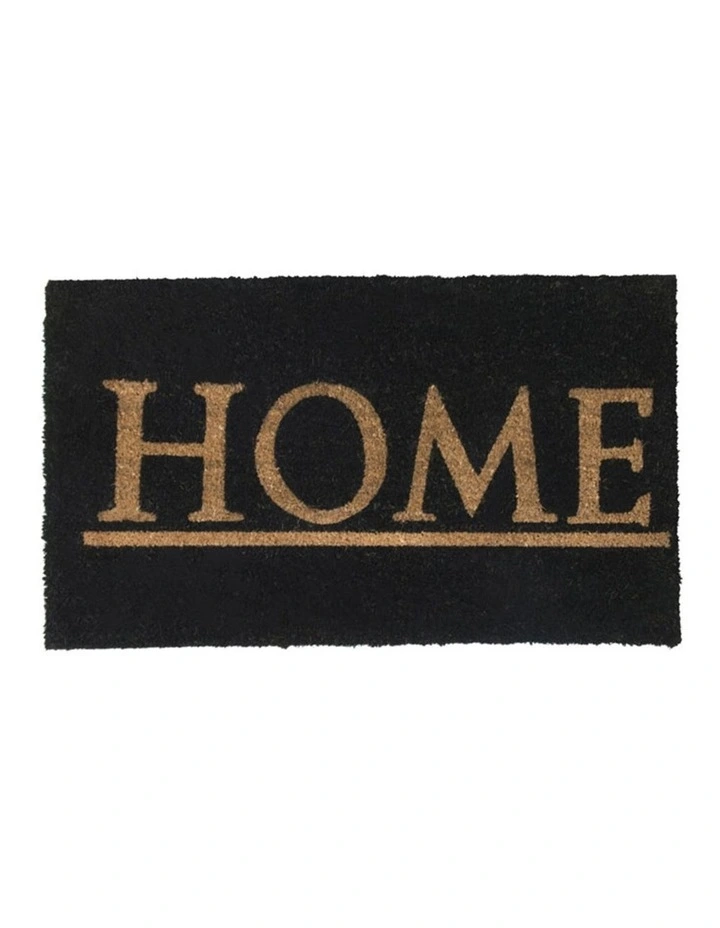 PVC Backed Coir Printed Mat 45x75cm Home image 1