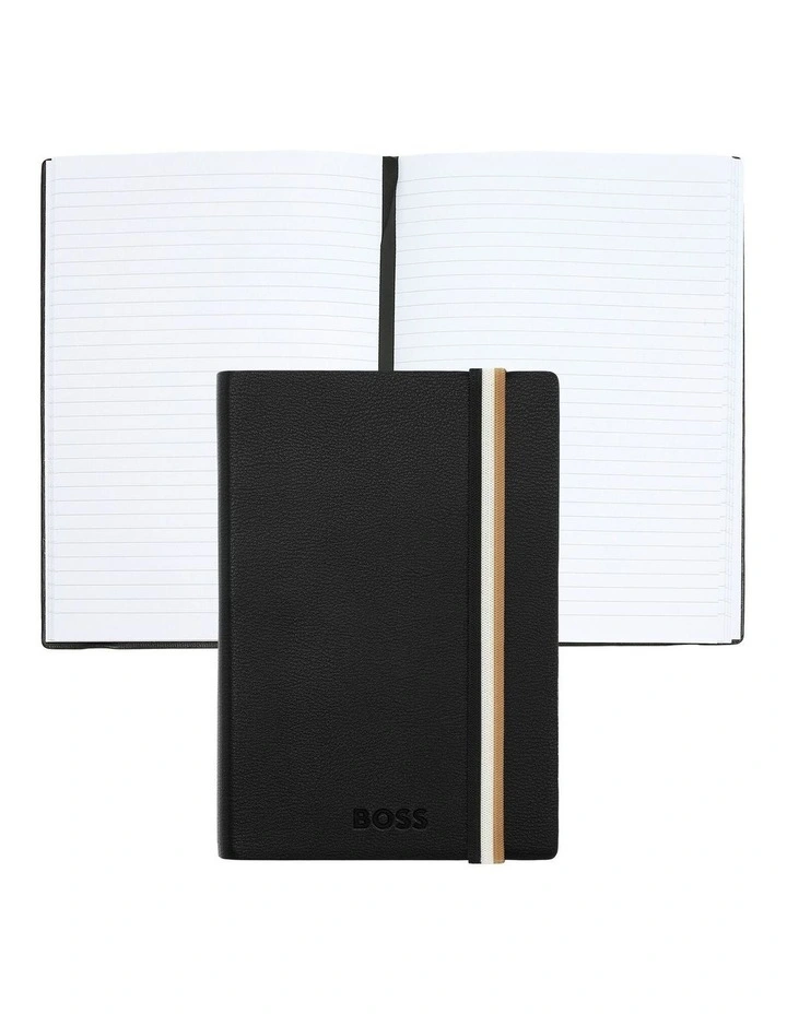 BOSS Notebook A6 Iconic Black Lined image 3
