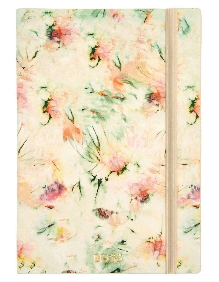 BOSS Notebook A5 Tie-dye Flower Cream Lined image 2