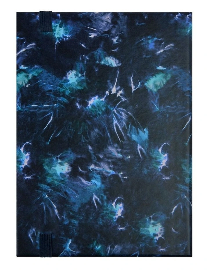 BOSS Notebook A5 Tie-dye Flower Navy Lined image 5