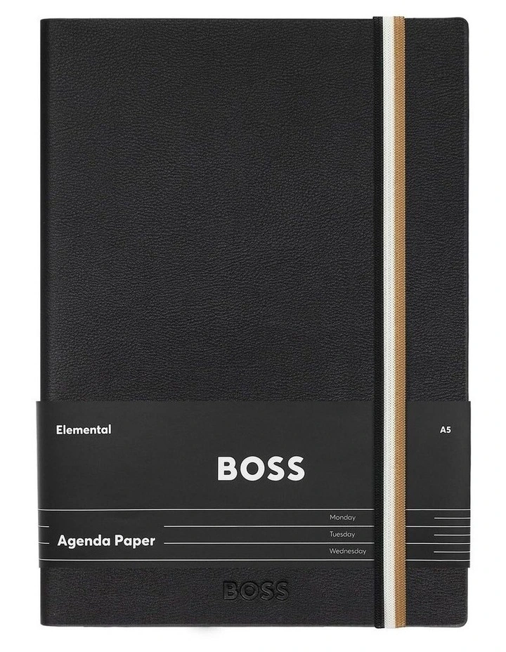 BOSS Notebook A5 Iconic Black Agenda image 1