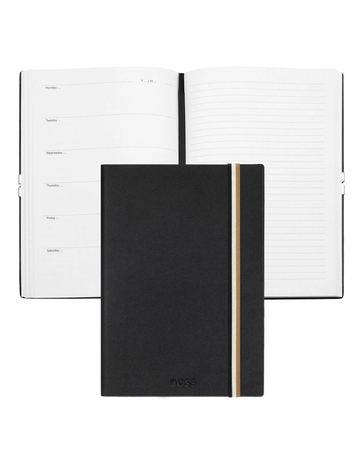 BOSS Notebook A5 Iconic Black Agenda image 3