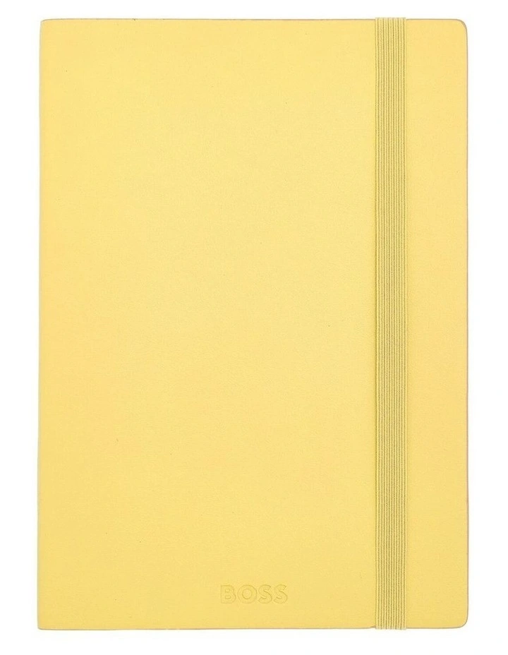 BOSS Notebook A5 Pastel Classic Light Yellow Lined image 2