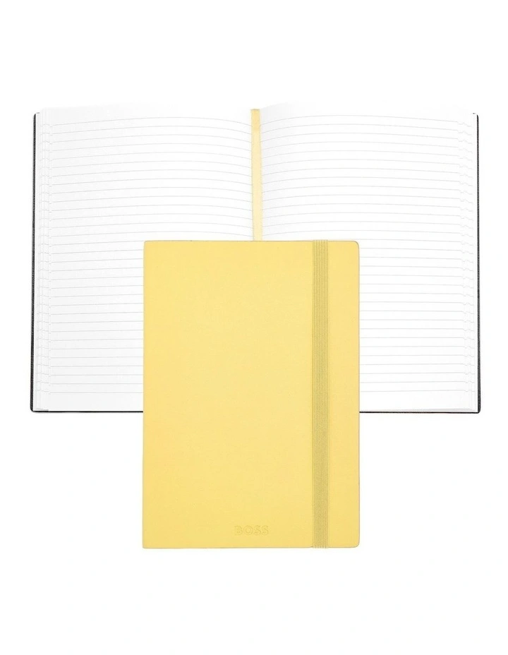 BOSS Notebook A5 Pastel Classic Light Yellow Lined image 4