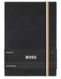 Boss Notebook A5 Iconic Black Lined