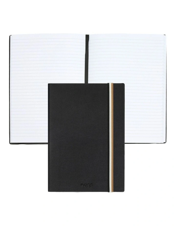 Boss Notebook A5 Iconic Black Lined image 3