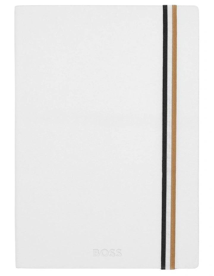 Iconic Lined Notebook A5 in White image 2