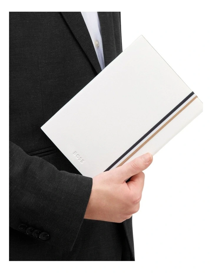Iconic Lined Notebook A5 in White image 5