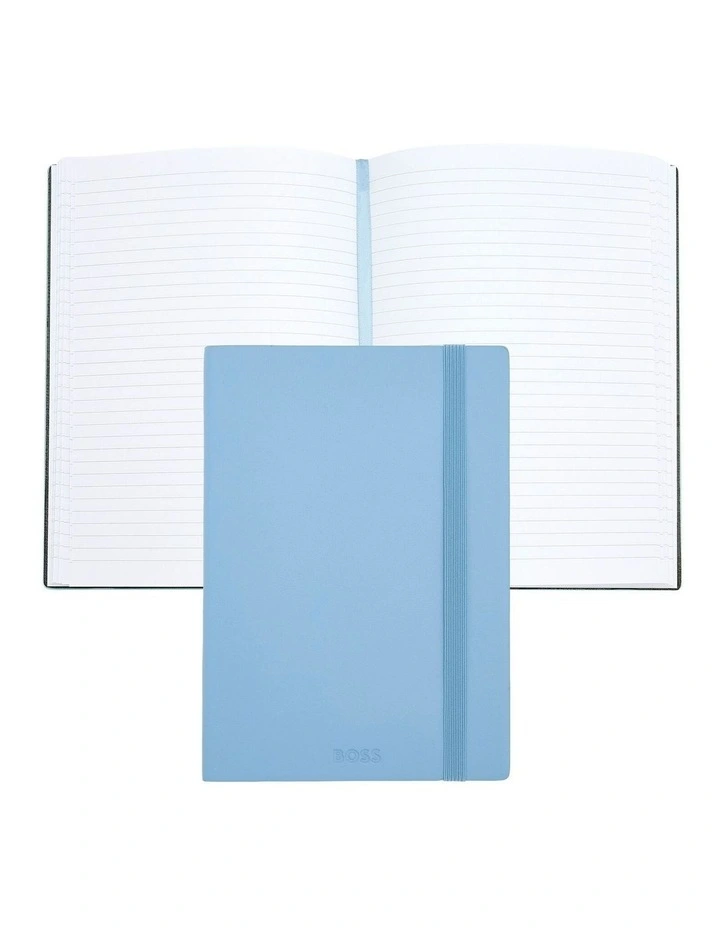 BOSS Notebook A5 Pastel Classic Light Blue Lined image 4