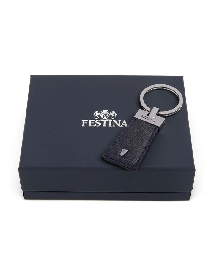 Festina Leather Key Ring Chronobike Navy image 3