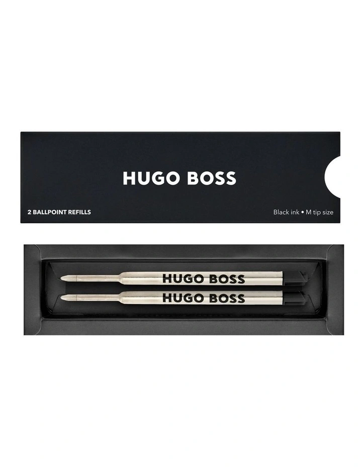 Hugo Boss - 2pk Ballpoint Metal refill Black image 1