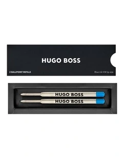 Hugo Boss - 2pk Ballpoint Metal refill Blue
