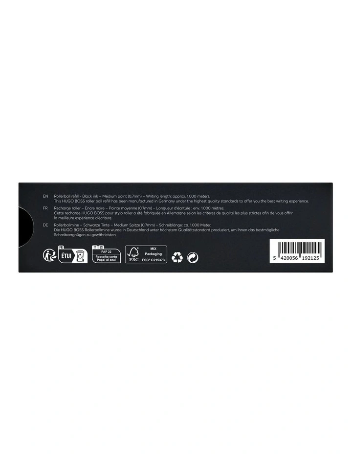Hugo Boss - 2pk Roller Metal refill Black image 3