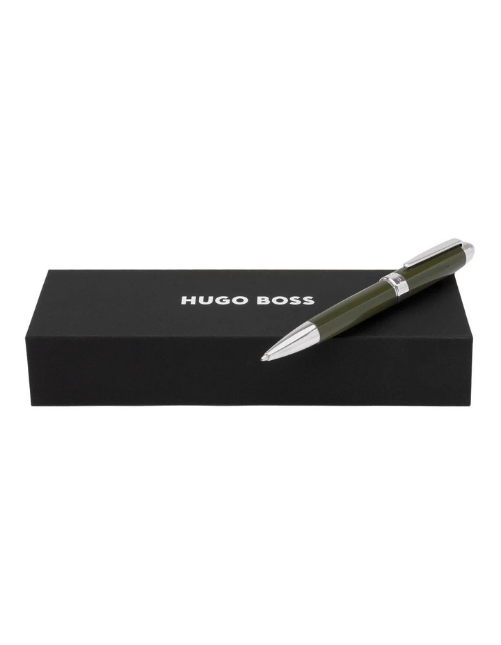 Hugo Boss - Ballpoint pen Icon Khaki /Chrome image 3