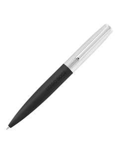 Hugo Boss Ballpoint pen Illusion Arcade Black & Chrome