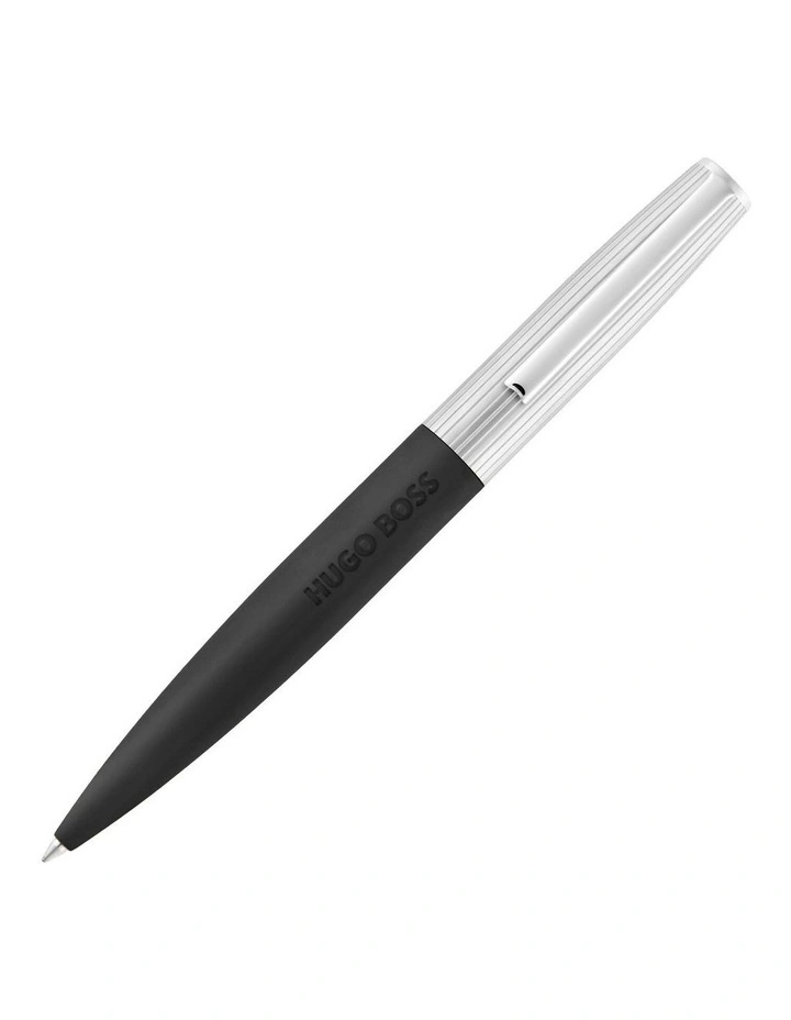 Hugo Boss Ballpoint pen Illusion Arcade Black & Chrome image 1