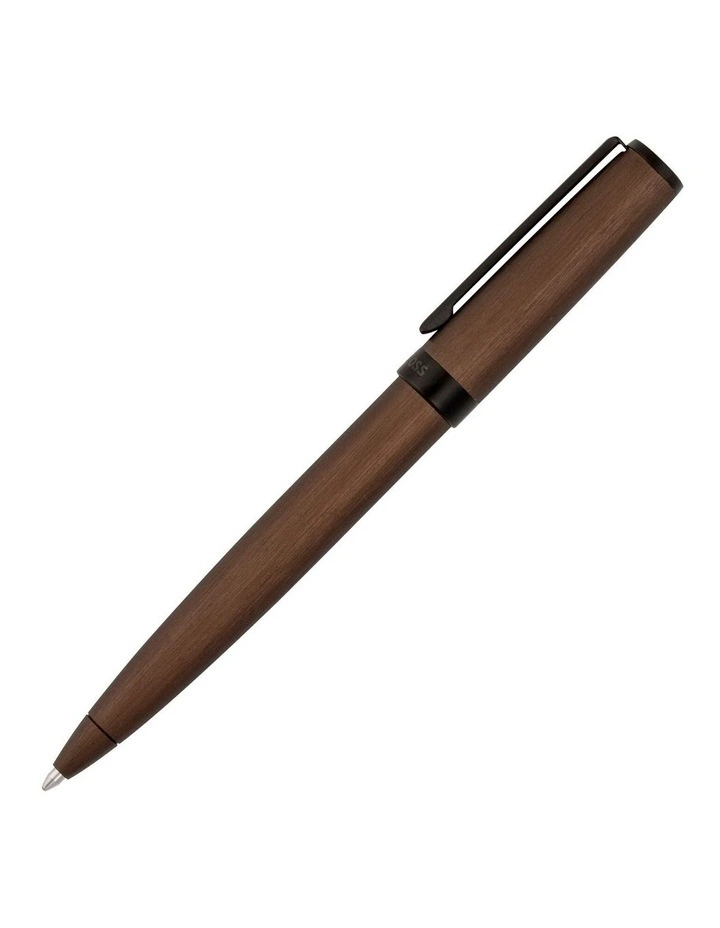 Hugo Boss Ballpoint Pen Gear Brushed Camel image 2